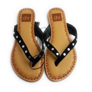 DV Bel Womens Embellished Sandals Flats NEW w Tags